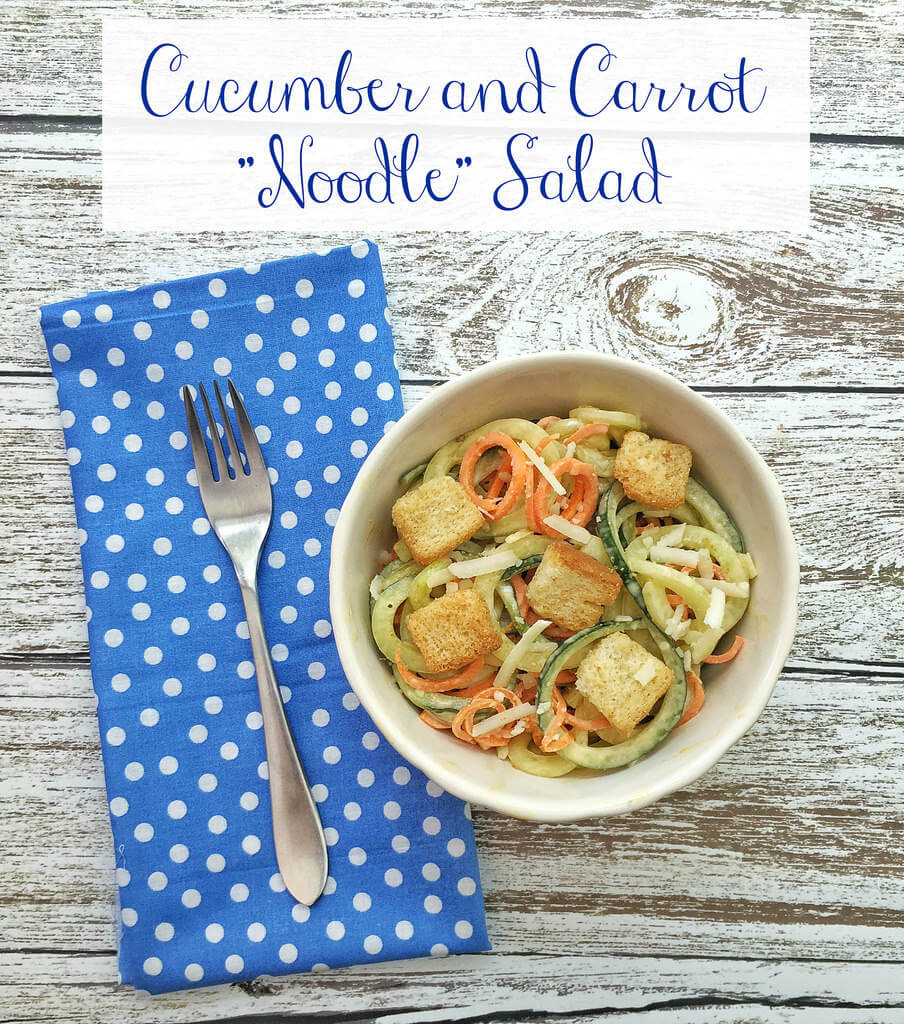 Cucumber and Carrot “Noodle” Salad
