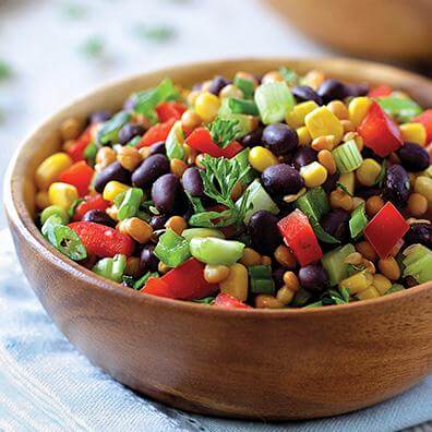 vegetarian salad recipes with protein